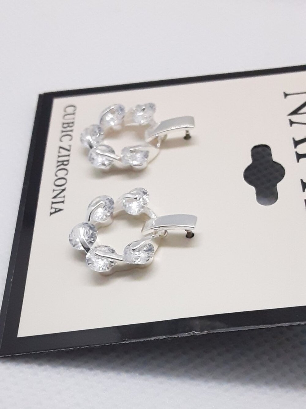 NEW Bridal Party Wear CZ Earrings - Picture 4 of 5